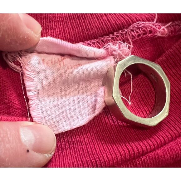 Vintage Daytona Beach I Heard it Through the Orange Grove Short Sleeve Red Tee - Picture 3 of 8